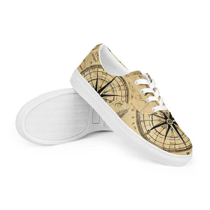 Nautical Men’s Lace-up Canvas Shoes with Breathable Upper - Dipaliz - Sneakers