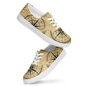 Nautical Men’s Lace-up Canvas Shoes with Breathable Upper - Dipaliz - Sneakers