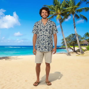 Vibrant Hawaiian Camp Shirt - Tropical Style - Dipaliz - Shirts - Xs