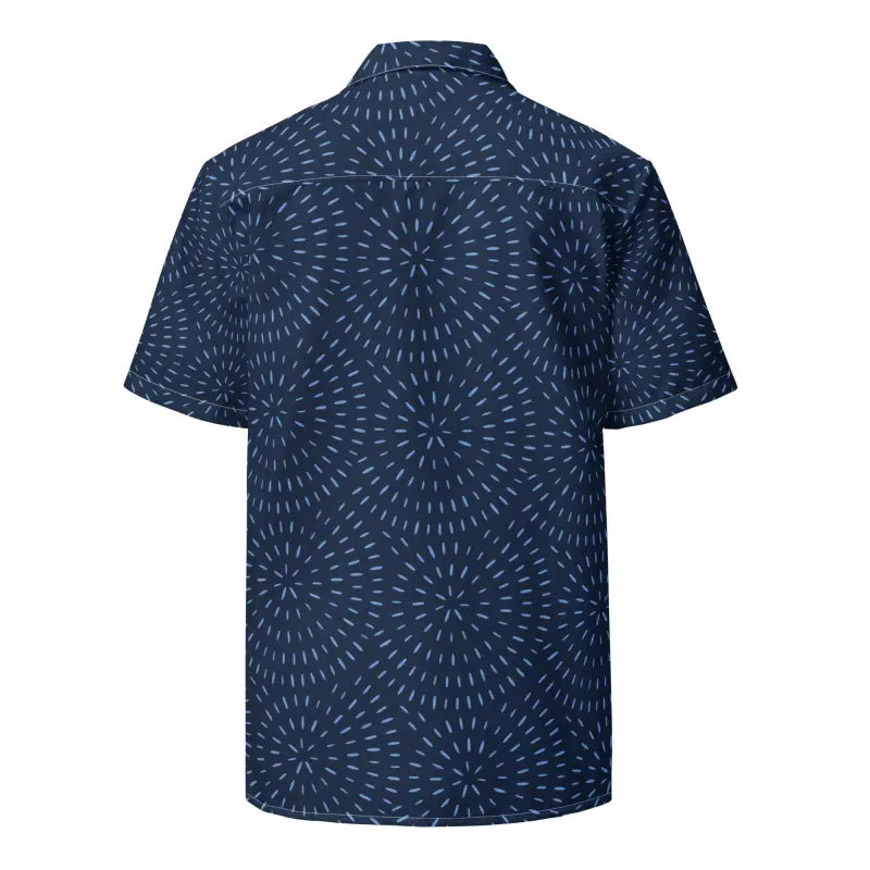 Turn Heads in the Navy Blue Eco-friendly Button Shirt!