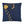 Navy Blue Throw Pillow - Lovely Floral Gold Pattern - Dipaliz - 22″×22″ - Pillows