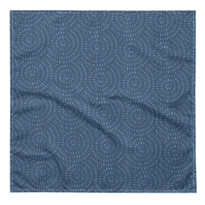 Navy Blue Striped Bandana - Eco-friendly Gifts - Dipaliz - Bandanas