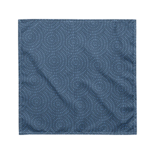 Navy Blue Striped Bandana - Eco-friendly Gifts - Dipaliz - Bandanas
