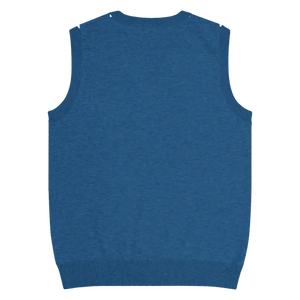 White Polka Dot Knit Vest - Retro Navy Style - Dipaliz - Vests