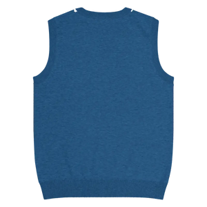 White Polka Dot Knit Vest - Retro Navy Style - Dipaliz - Vests