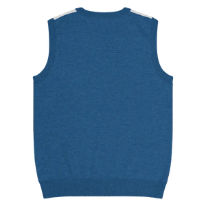 White Polka Dot Knit Vest - Retro Navy Style - Dipaliz - Vests