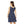 Navy Floral Skater – Organic Cotton Mini - Dipaliz - Dresses