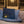 Gold Floral Navy Blue Throw Pillow – 18x18 - Dipaliz - Pillows