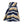 Navy & Gold Striped Skater Skirt, Retro Sway A-line - Skirts