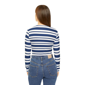 Classic Navy Stripe Long Sleeve Shirt - Coastal Style - Dipaliz - T-shirts - Xs