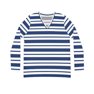 Classic Navy Stripe Long Sleeve Shirt - Coastal Style - Dipaliz - T-shirts - Xs