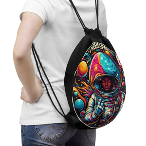 Astronaut Outdoor Drawstring Bag - Stellar Style - Dipaliz - Backpacks