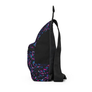 Neon Pixel Pattern Sling Bag - Retro Camera Crossbody - Dipaliz - Cross Body Bags