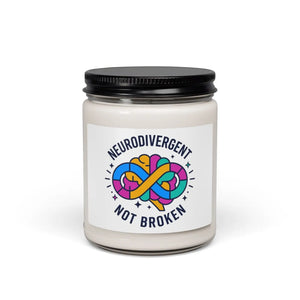 Neurodivergent Soy Wax Candle – Pride Gift - Dipaliz - Candles