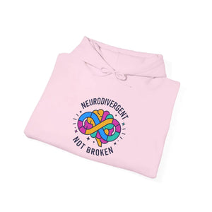 Neurodivergent not Broken Hoodie | Autistic Pride Affirming Identity