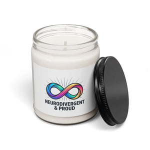 Neurodivergent Proud Soy Candle - Reusable Glass Vessel - Dipaliz - Home Decor