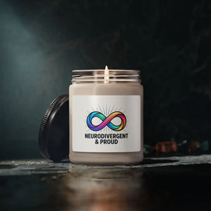 Neurodivergent Proud Soy Candle - Reusable Glass Vessel - Dipaliz - Home Decor