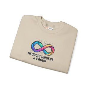 Neurodivergent & Proud Sweatshirt | Autistic Pride Affirming Identity