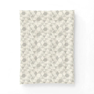 Geometric Cotton Comforter – Neutral Triangle - Dipaliz - Quilts & Comforters