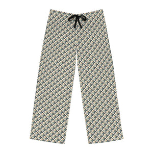 Neutral Plaid Pattern Men’s Pajama Pants (aop) - Pajamas