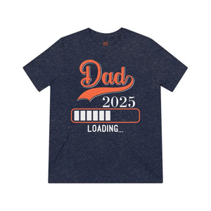 Soft New Dad 2025 Loading Unisex Triblend Tee - Sustainable Fashion - Dipaliz - T-shirts