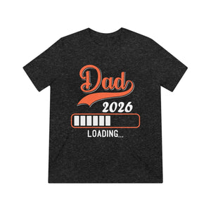 Soft New Dad 2026 Unisex Triblend Tee - Ultimate Comfort - Dipaliz - T-shirts