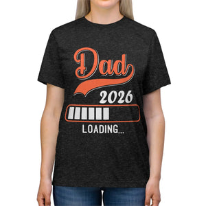 Soft New Dad 2026 Unisex Triblend Tee - Ultimate Comfort - Dipaliz - T-shirts
