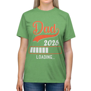 Soft New Dad 2026 Unisex Triblend Tee - Ultimate Comfort - Dipaliz - T-shirts