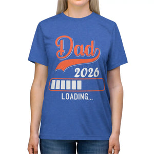 Soft New Dad 2026 Unisex Triblend Tee - Ultimate Comfort - Dipaliz - T-shirts