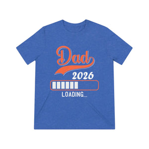 Soft New Dad 2026 Unisex Triblend Tee - Ultimate Comfort - Dipaliz - T-shirts