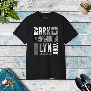 Brooklyn T-shirt New York Women’s Urban Style Tee - Dipaliz - Black / s - T-shirts