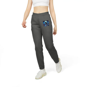 Ninja Cat Adidas Unisex Fleece Joggers Recycled Polyester - Dipaliz - Xs
