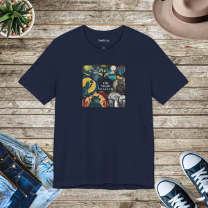 Ninja Cat the Night Stalker Unisex Jersey Short Sleeve Tee - T-shirt