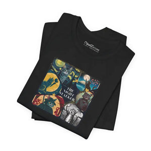 Ninja Cat the Night Stalker Unisex Jersey Short Sleeve Tee - T-shirt