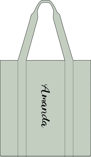 Nomad Carry-all Tote Bag - Personalized ?Amanda’ Script Canvas - Bags