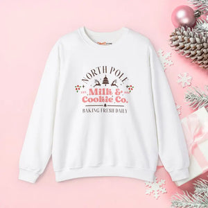 North Pole Vibes Crewneck Sweatshirt Women’s Fashion - Dipaliz - s / Light Pink - Sweatshirts