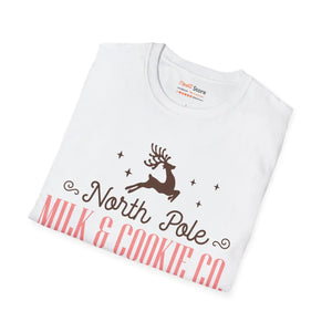 Cozy North Pole Christmas Tee - Cotton Holiday Top - Dipaliz - T-shirts - s