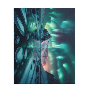 Northern Lights Mountain Puzzle Magic for Family Fun - Dipaliz