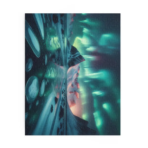 Northern Lights Mountain Puzzle Magic for Family Fun - Dipaliz