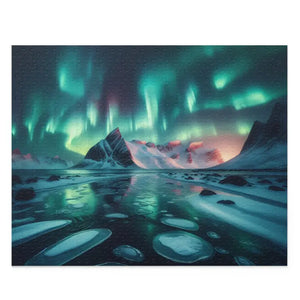 Northern Lights Mountain Puzzle Magic Adventure for Family - Dipaliz - Jigsaw Puzzles