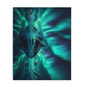 Northern Lights Winter Puzzle - High-quality Chipboard - Dipaliz - Jigsaw Puzzles