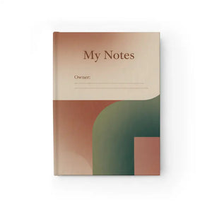 Paper Products - Abstract Earth Notes Journal - Matte Hardcover - Dipaliz