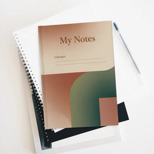 Paper Products - Abstract Earth Notes Journal - Matte Hardcover - Dipaliz