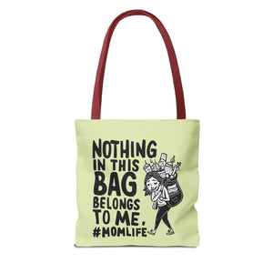 Fierce Mom Life Aop Tote Bag Polyester Fashion - Dipaliz - Bags