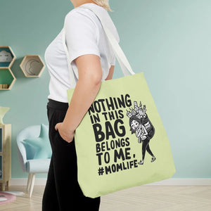 Fierce Mom Life Aop Tote Bag Polyester Fashion - Dipaliz - Bags