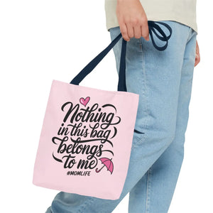 Bold Aop Tote Bag Mom Life Fashion Essential Dipaliz - Bags