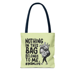 Bags - Aop Tote Bag - Mom Life Fashion Statement - Dipaliz