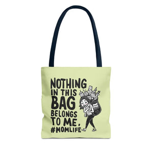 Bags - Aop Tote Bag - Mom Life Fashion Statement - Dipaliz 13’’ × / Navy