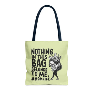 Bags - Aop Tote Bag - Mom Life Fashion Statement - Dipaliz 16’’ × / Navy
