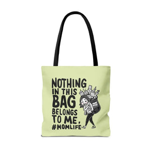 Bags - Aop Tote Bag - Mom Life Fashion Statement - Dipaliz